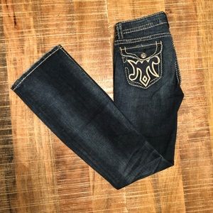 MEK Buckle Denim Jeans